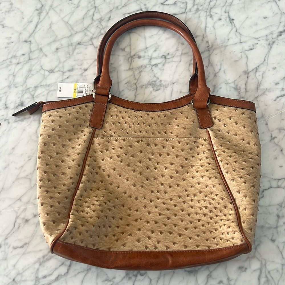 Faux Ostrich Leather Purse NWT Van Heusen